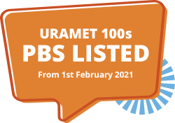 uramet 100s pbs listed